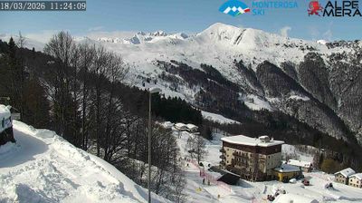 immagine della webcam nei dintorni di Grignasco: webcam Alpe di Mera