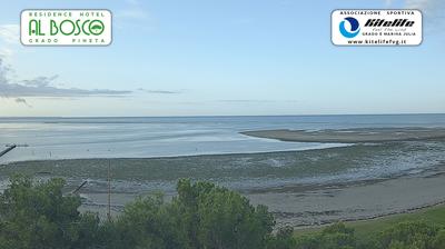 immagine della webcam nei dintorni di Villa Opicina: webcam Grado Pineta
