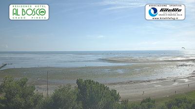 immagine della webcam nei dintorni di Monfalcone: webcam Grado Pineta