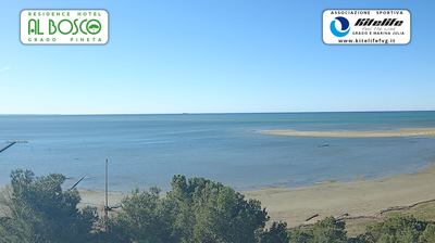 immagine della webcam nei dintorni di Lignano Pineta: webcam Grado