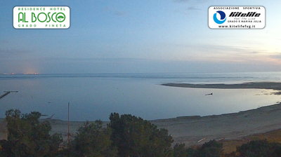 immagine della webcam nei dintorni di Opicina: webcam Grado Pineta