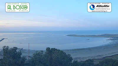 immagine della webcam nei dintorni di Opicina: webcam Grado Pineta