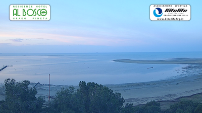 immagine della webcam nei dintorni di Grado: webcam Grado Pineta