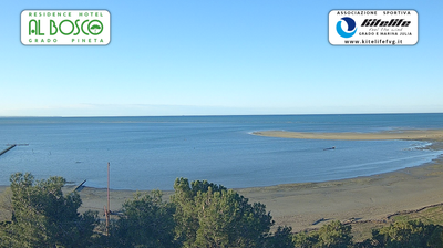 immagine della webcam nei dintorni di Grado: webcam Grado Pineta