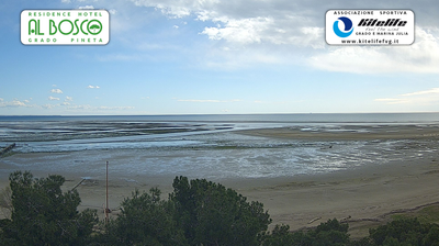 immagine della webcam nei dintorni di Grado: webcam Grado Pineta