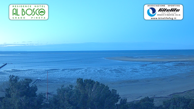 immagine della webcam nei dintorni di San rocco: webcam Grado Pineta