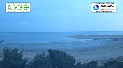 immagine della webcam nei dintorni di Monfalcone: webcam Grado Pineta