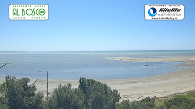 immagine della webcam nei dintorni di Lignano Pineta: webcam Grado Pineta
