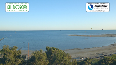 immagine della webcam nei dintorni di Opicina: webcam Grado Pineta