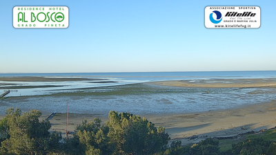 immagine della webcam nei dintorni di Bibione: webcam Grado Pineta
