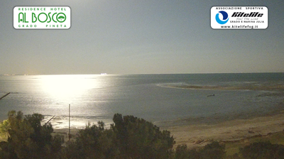 immagine della webcam nei dintorni di Panzano Bagni: webcam Grado Pineta