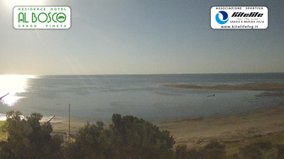 immagine della webcam nei dintorni di Ronchi dei Legionari: webcam Grado Pineta