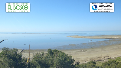 immagine della webcam nei dintorni di San rocco: webcam Grado Pineta