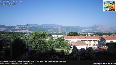 immagine della webcam nei dintorni di Teggiano: webcam Padula