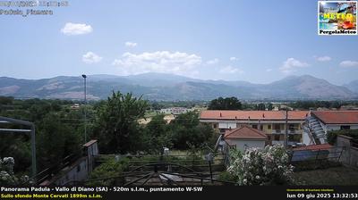 immagine della webcam nei dintorni di Monte Sirino: webcam Padula