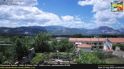 immagine della webcam nei dintorni di Monte Sirino: webcam Padula