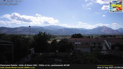 immagine della webcam nei dintorni di Castelsaraceno: webcam Padula