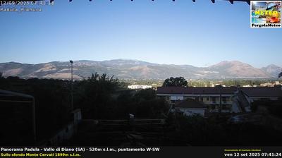 immagine della webcam nei dintorni di Castelsaraceno: webcam Padula