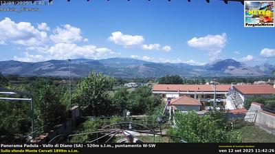 immagine della webcam nei dintorni di Monte Sirino: webcam Padula