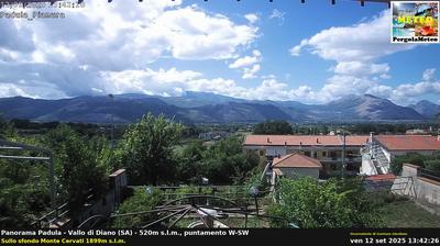 immagine della webcam nei dintorni di Sapri: webcam Padula