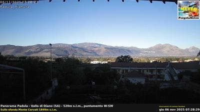 immagine della webcam nei dintorni di Marsico Nuovo: webcam Padula