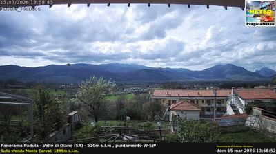 immagine della webcam nei dintorni di Abriola: webcam Padula