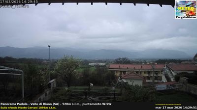 immagine della webcam nei dintorni di Monte Sirino: webcam Padula