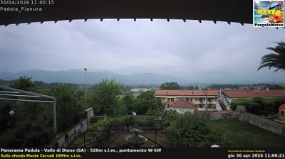 immagine della webcam nei dintorni di Castelsaraceno: webcam Padula