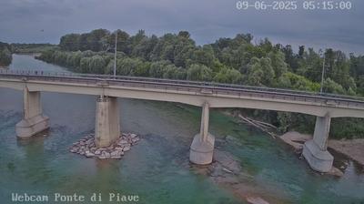 immagine della webcam nei dintorni di San Pietro di Feletto: webcam Ponte di Piave