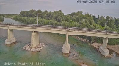 immagine della webcam nei dintorni di San Stino di Livenza: webcam Ponte di Piave