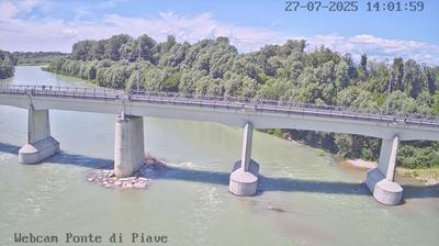 immagine della webcam nei dintorni di Portogruaro: webcam Ponte di Piave
