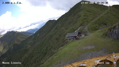 immagine della webcam nei dintorni di Valbondione: webcam Lizzola