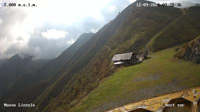 immagine della webcam nei dintorni di Rifugio Calvi Laghi Gemelli: webcam Lizzola