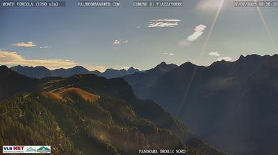 Preview delle webcam di Piazzatorre › Nord-Est