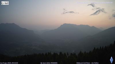 immagine della webcam nei dintorni di Pedavena: webcam Lamon