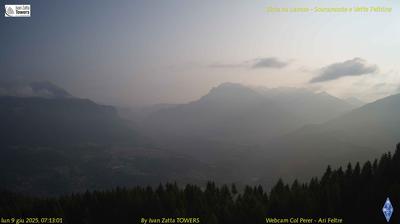 immagine della webcam nei dintorni di Monte Avena: webcam Lamon