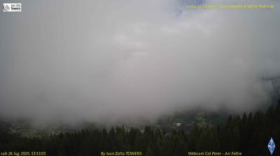 immagine della webcam nei dintorni di Monte Grappa: webcam Lamon