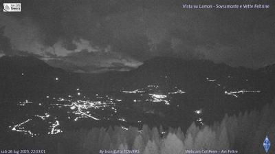 immagine della webcam nei dintorni di Cismon del Grappa: webcam Lamon