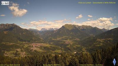 immagine della webcam nei dintorni di Passo Brocon: webcam Lamon