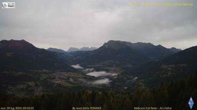 immagine della webcam nei dintorni di Castello Tesino: webcam Lamon
