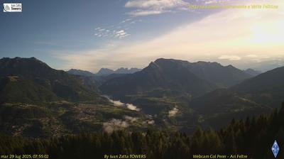immagine della webcam nei dintorni di Feltre: webcam Lamon