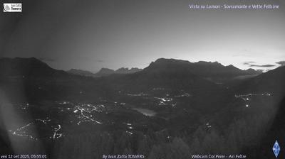 immagine della webcam nei dintorni di Primiero San Martino di Castrozza: webcam Lamon