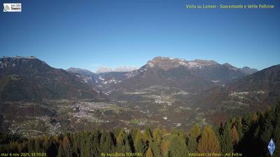 immagine della webcam nei dintorni di Monte Grappa: webcam Lamon