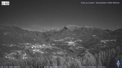 immagine della webcam nei dintorni di Castello Tesino: webcam Lamon
