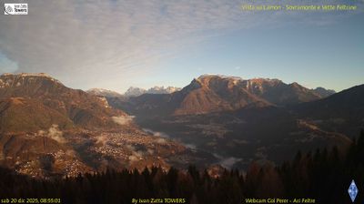 immagine della webcam nei dintorni di Castello Tesino: webcam Lamon