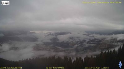 immagine della webcam nei dintorni di Feltre: webcam Lamon