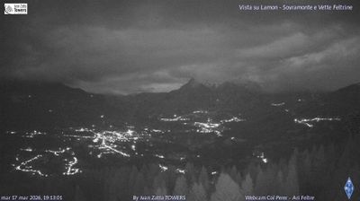 immagine della webcam nei dintorni di Feltre: webcam Lamon