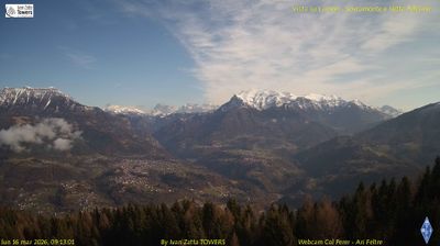 immagine della webcam nei dintorni di Monte Grappa: webcam Lamon