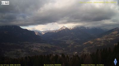 immagine della webcam nei dintorni di Monte Avena: webcam Lamon