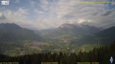 immagine della webcam nei dintorni di Passo Brocon: webcam Lamon